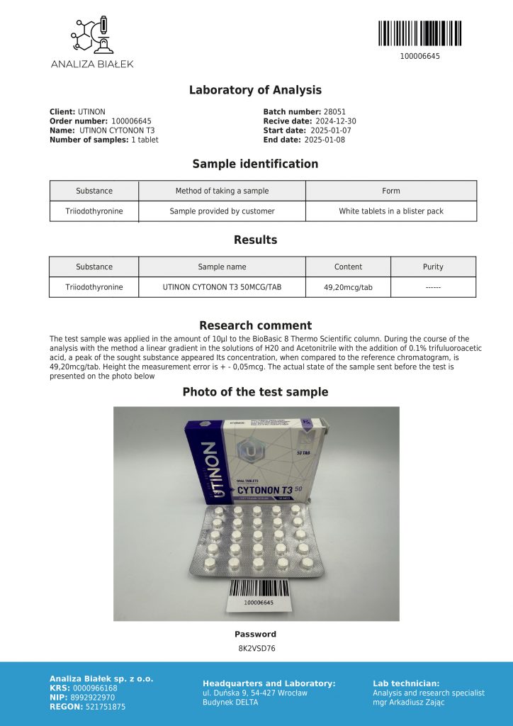 Liothyronine Sodium 50 mcg