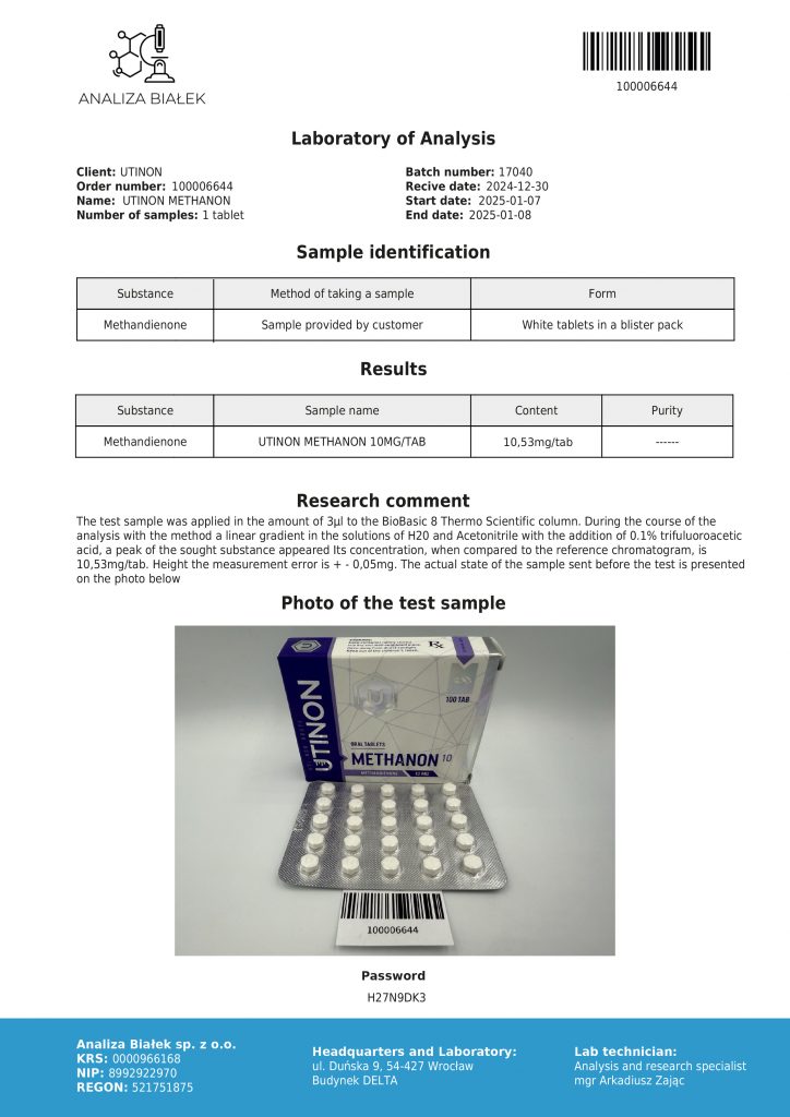 Methandienone 10 mg