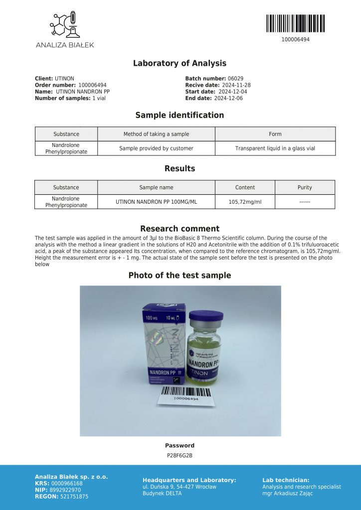 Nandrolone Phenylpropionate 100 mg