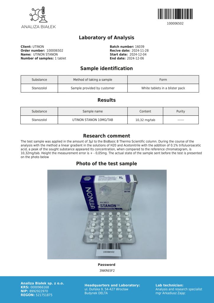 Stanozolol 10 mg