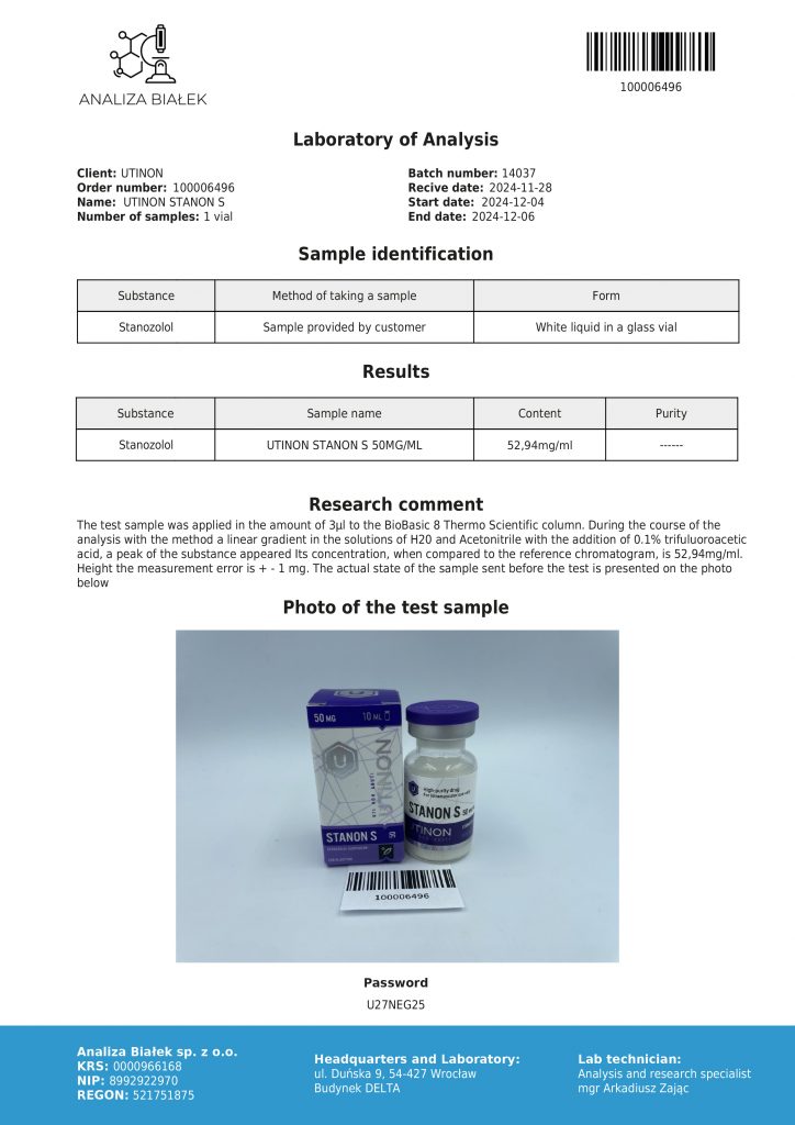 Stanozolol suspension 50 mg