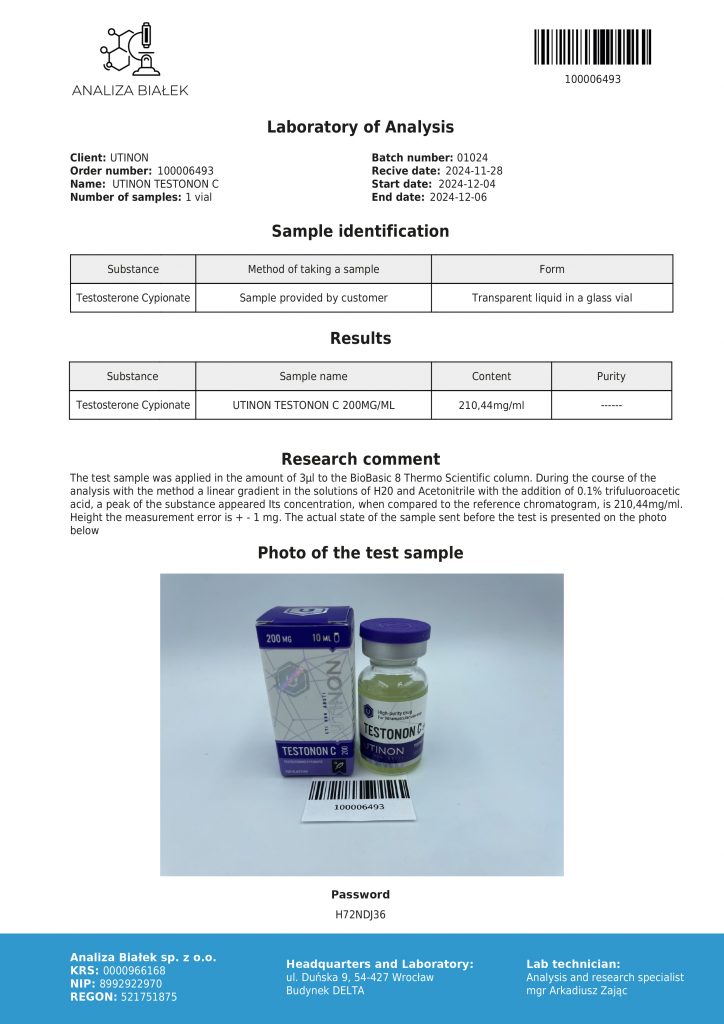 Testosterone Сypionate 200 mg