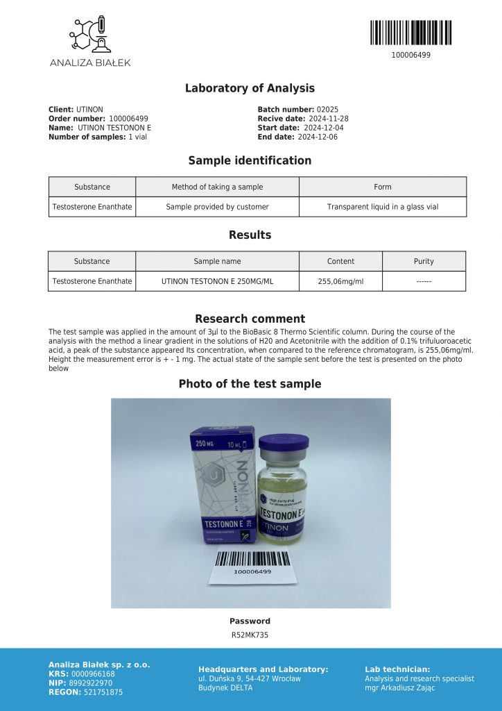 Testosterone Enanthate 250 mg