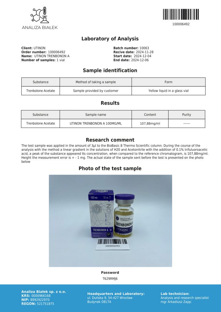 Trenbolone Acetate 100 mg