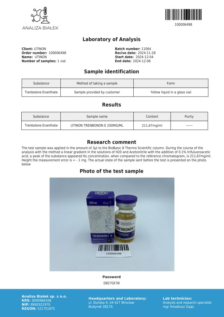 Trenbolone Enanthate 200 mg