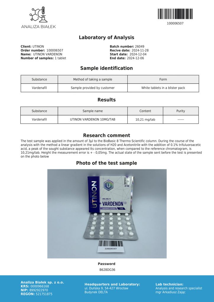 Vardenafil 10 mg
